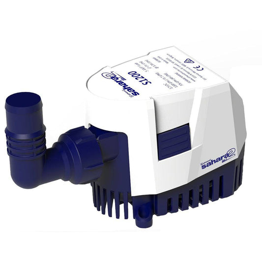 Attwood Sahara MK2 S1200 Bilge Pump 1200 GPH - 12V - Automatic [5512-7] - Twin Screws Marine Service