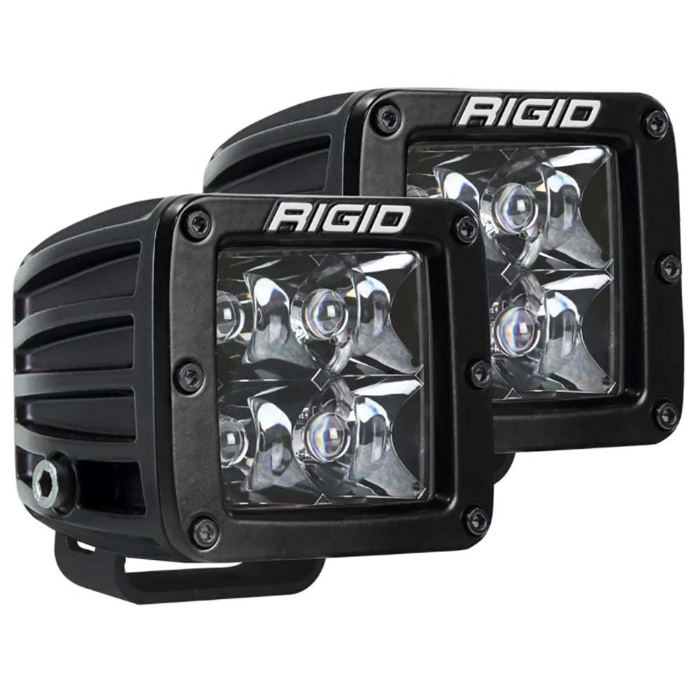 RIGID Industries D-Series Pro Dually Spot Surface Mount Pair - Midnight Edition [202213BLK] - Twin Screws Marine Service