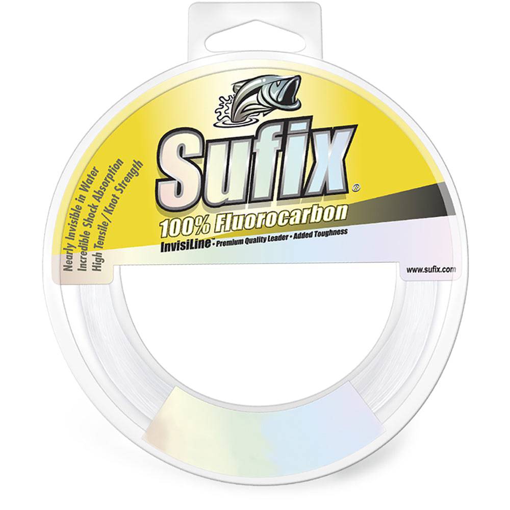 Sufix 100% Fluorocarbon Invisiline Leader - 50lb - 110yds [682-050] - Twin Screws Marine Service