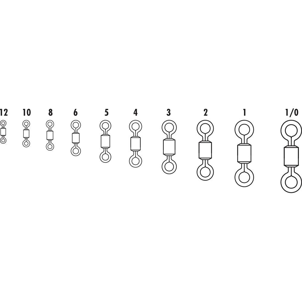 VMC SSRS Stainless Steel Rolling Swivel #2VP - 310lb Test *50-Pack [SSRS#2VP] - Twin Screws Marine Service