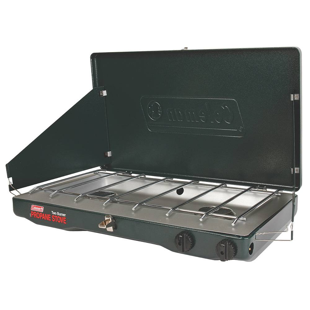 Coleman PerfectFlow 2-Burner Classic Stove - Propane [2000037883] - Twin Screws Marine Service