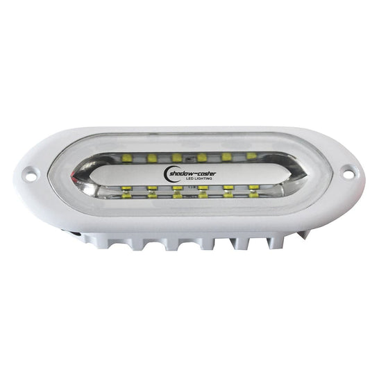 Shadow-Caster SCM-SL Series Flush Mount Spreader Light - White Housing - White [SCM-SLF-GW-WH] - Twin Screws Marine Service