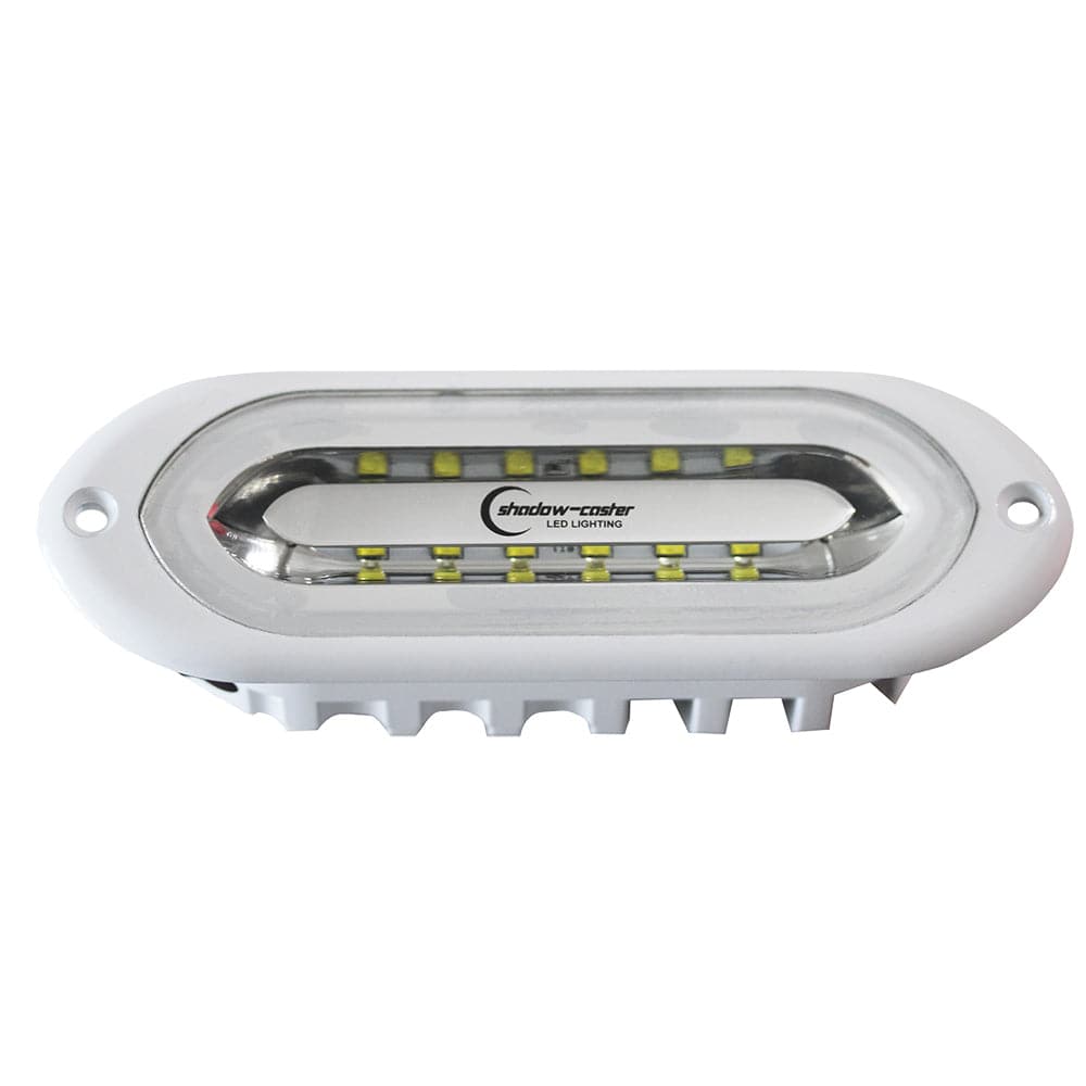 Shadow-Caster SCM-SL Series Flush Mount Spreader Light - White Housing - Full-Color [SCM-SLF-CC-WH] - Twin Screws Marine Service