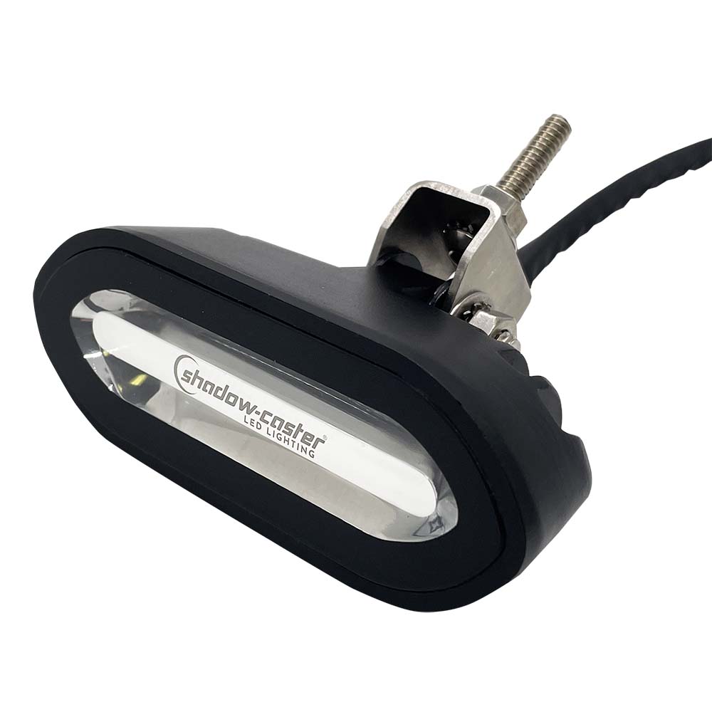 Shadow-Caster SCM-SL Series Bracket Mount Spreader Light - Black Housing - Full-Color [SCM-SLB-CC-BK] - Twin Screws Marine Service