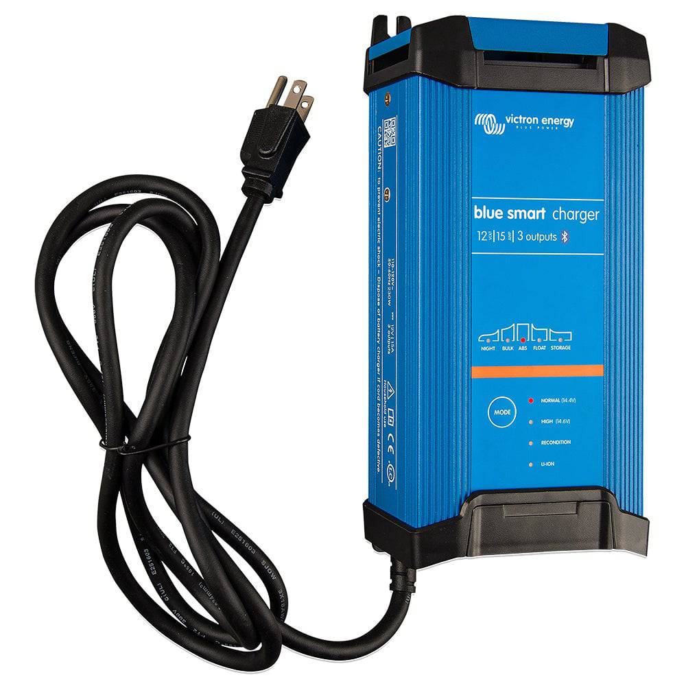 Victron Blue Smart IP22 12VDC 15A 3 Bank 120V Charger - Dry Mount [BPC121546102] - Twin Screws Marine Service