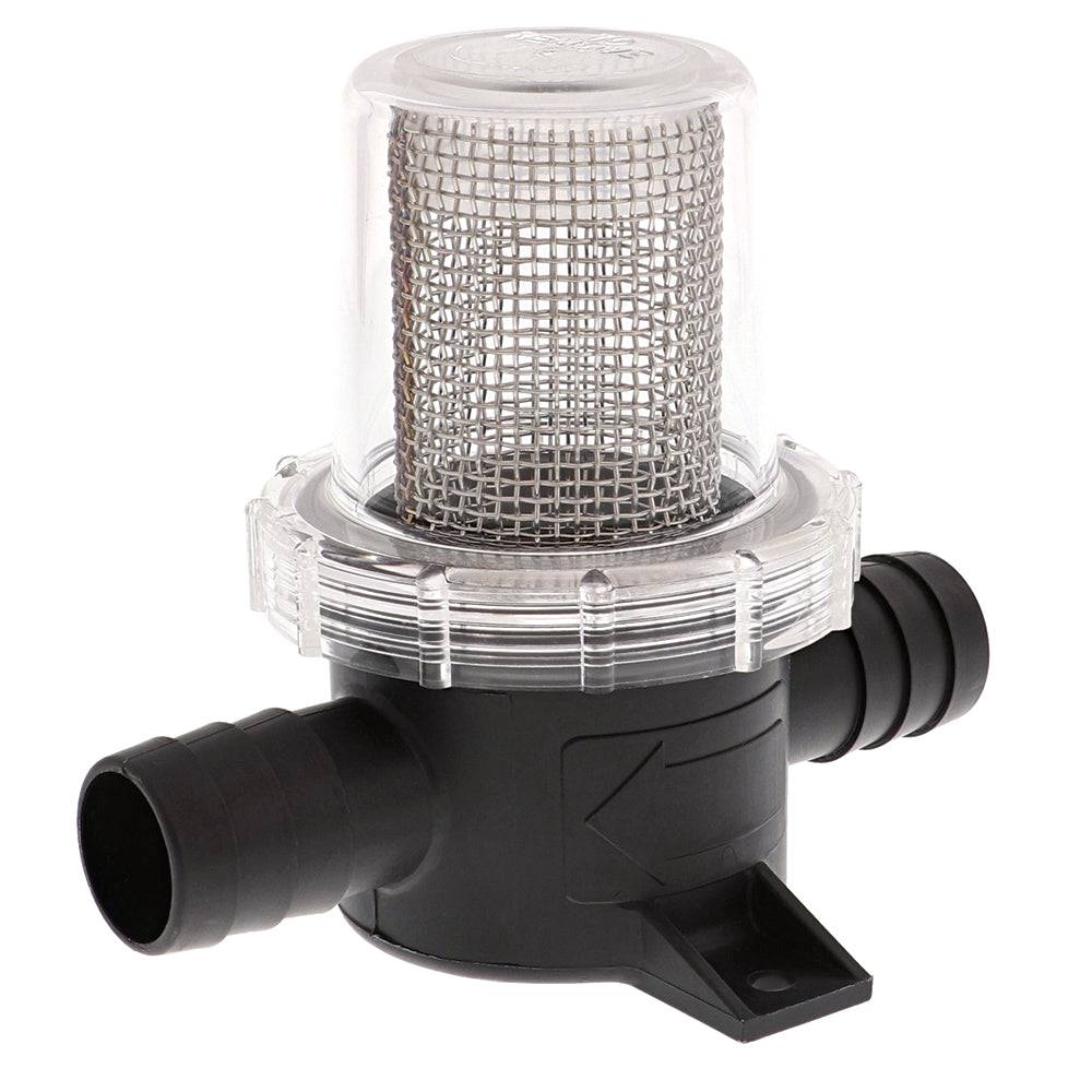 Jabsco Pumpgard In-Line Strainer 3/4 Hose - 40 Mesh [36200-0000] - Twin Screws Marine Service