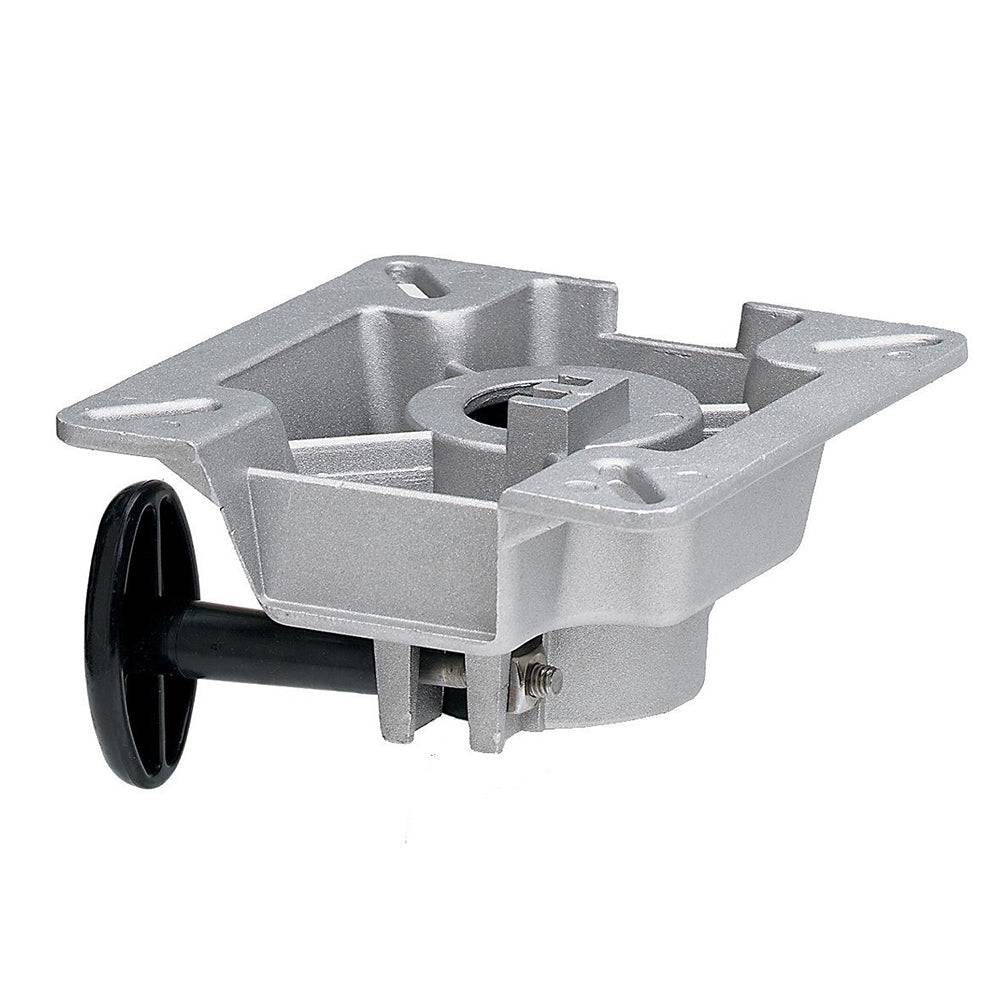 Attwood SWIVL-EZE LakeSport 2-3/8" Seat Mount w/Friction Control - Aluminum [818440] - Twin Screws Marine Service