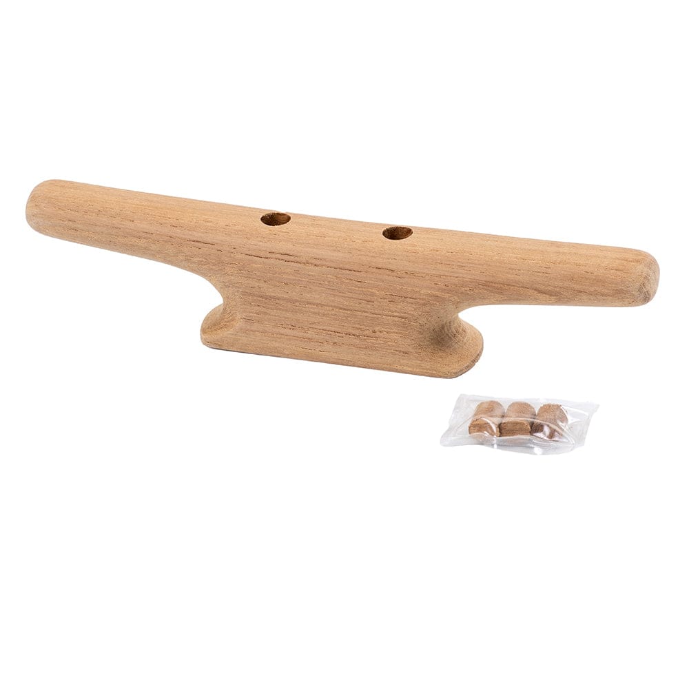 Whitecap 6" Cleat - Teak [60401] - Twin Screws Marine Service