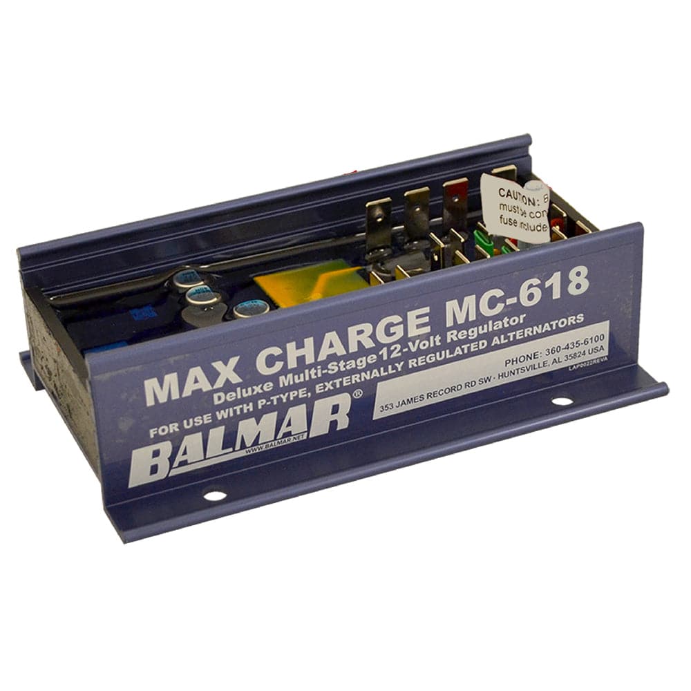 Balmar Max Charge MC618 Multi-Stage Regulator w/o Harness - 12V [MC-618] - Twin Screws Marine Service