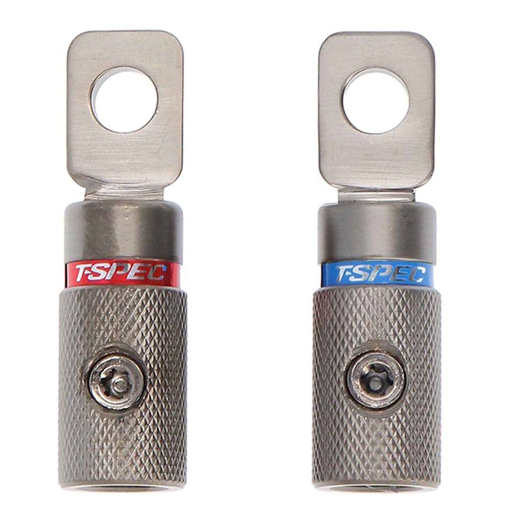 T-Spec VR48 V10 Heavy Duty Set Screw Terminals - 4 AWG - 2 Pack [VR48] - Twin Screws Marine Service
