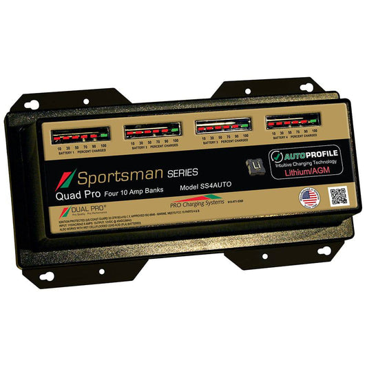 Dual Pro SS4 Auto 40A - 4-Bank Lithium/AGM Battery Charger [SS4AUTO] - Twin Screws Marine Service