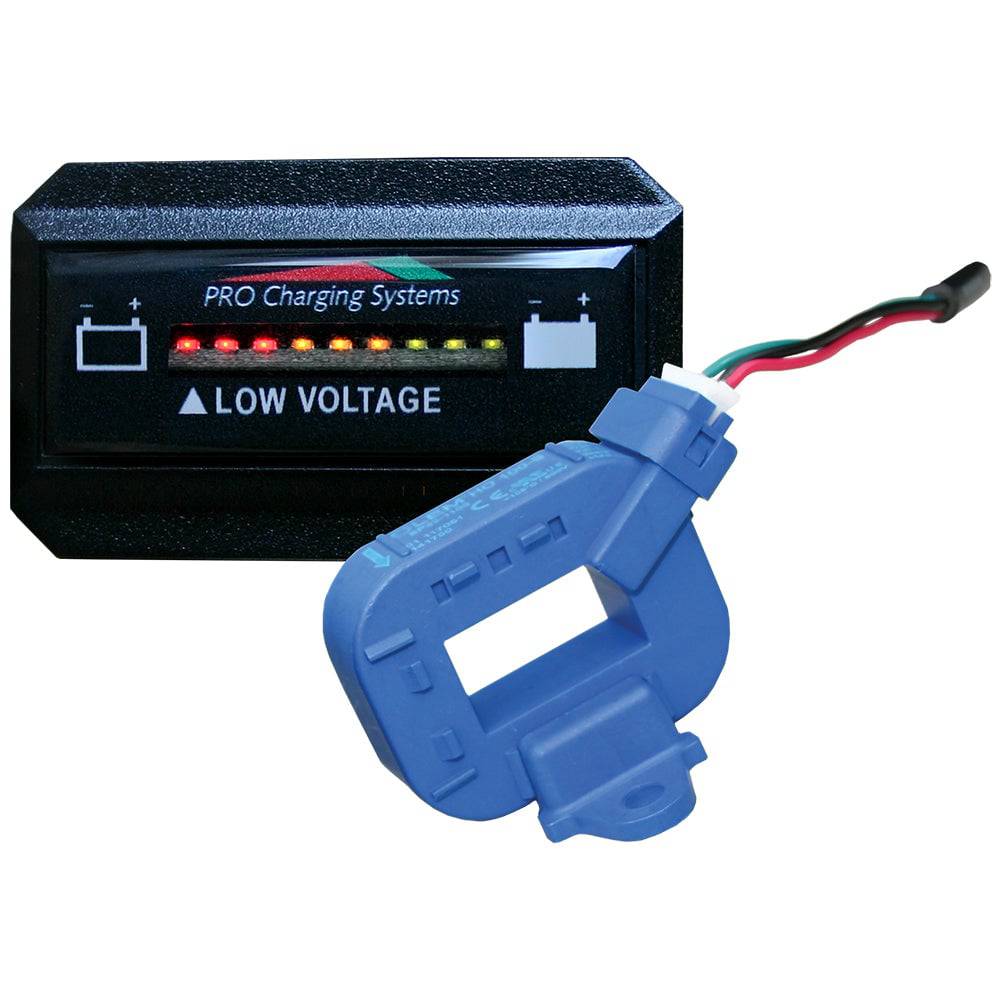 Dual Pro Lithium Battery Gauge - Single - Rectangle Horizontal Display [BFGHLITH] - Twin Screws Marine Service