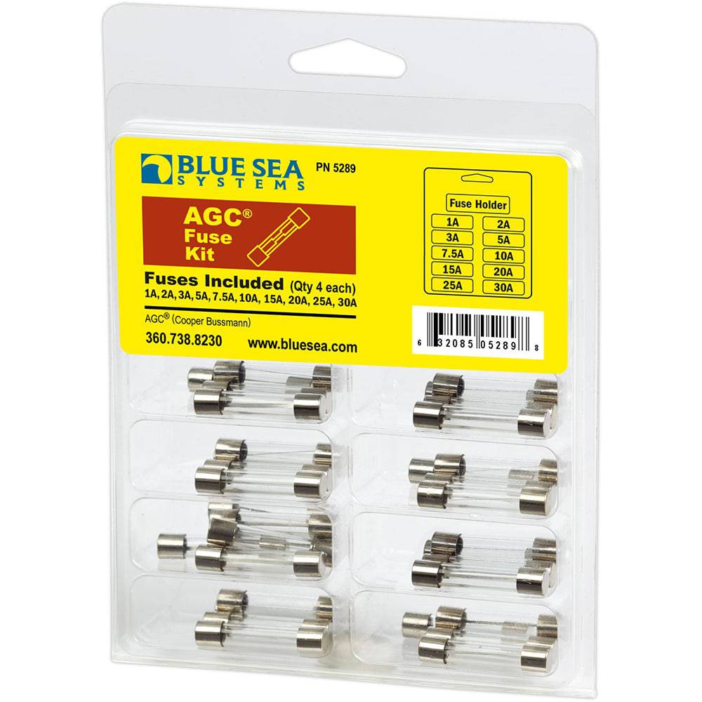 Blue Sea 5289 AGC Fuse Kit - 41-Piece [5289] - Twin Screws Marine Service