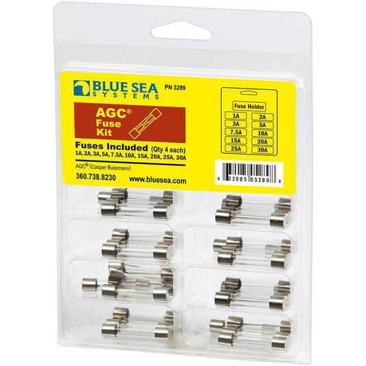 Blue Sea 5289 AGC Fuse Kit - 41-Piece [5289] - Twin Screws Marine Service