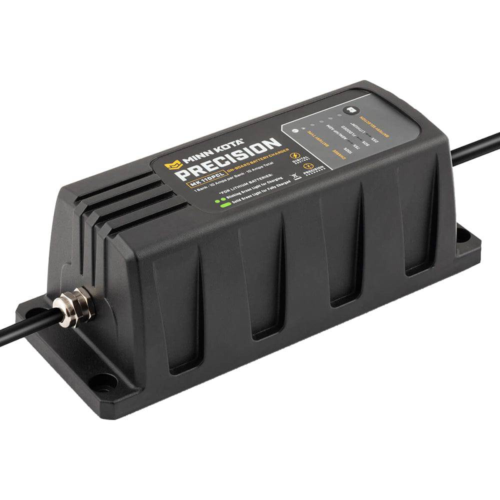 Minn Kota On-Board Precision Charger MK-110 PCL 1 Bank x 10 AMP LI Optimized Charger [1831101] - Twin Screws Marine Service