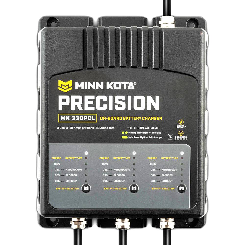 Minn Kota On-Board Precision Charger MK-330 PCL 3 Bank x 10 AMP LI Optimized Charger [1833301] - Twin Screws Marine Service