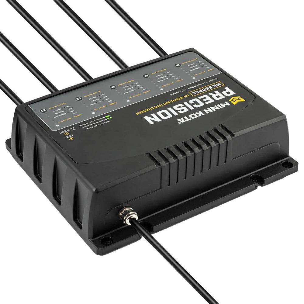 Minn Kota On-Board Precision Charger MK-550 PCL 5 Bank x 10 AMP LI Optimized Charger [1835500] - Twin Screws Marine Service