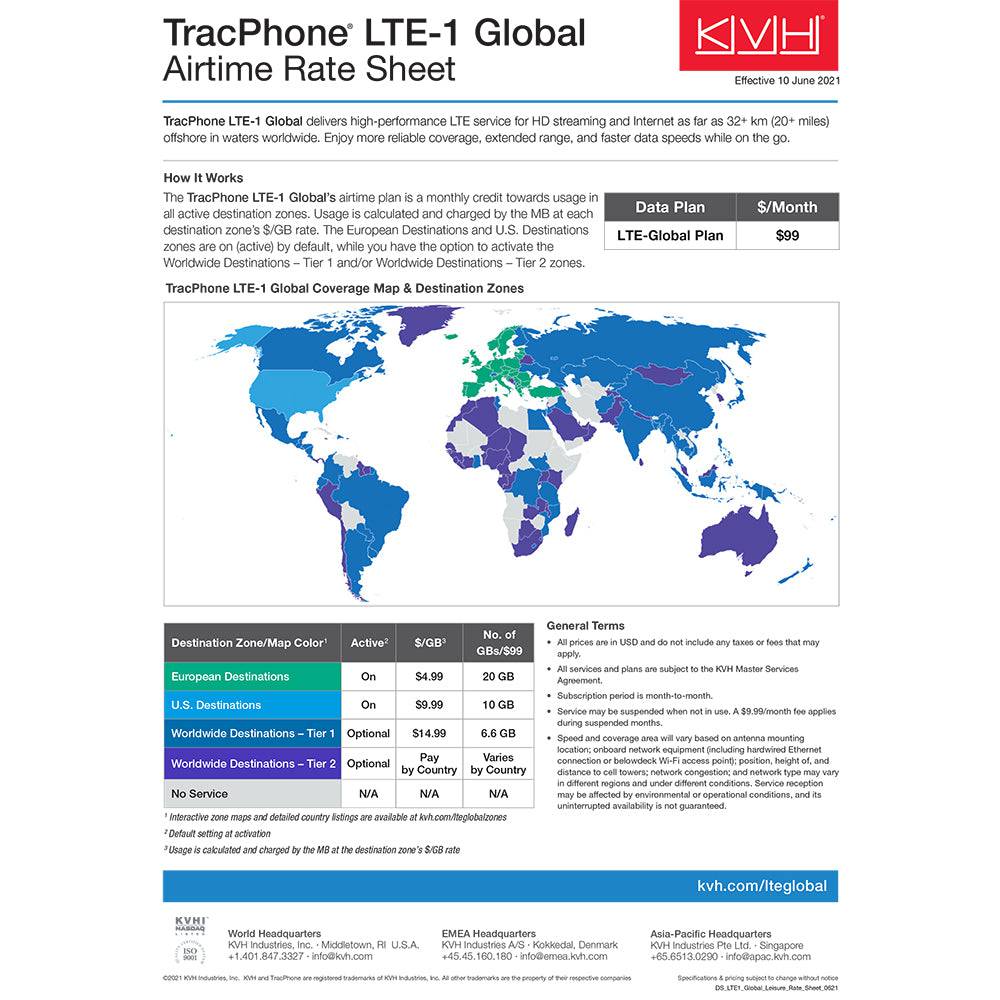 KVH TracPhone LTE-1 Global [01-0419-01] - Twin Screws Marine Service