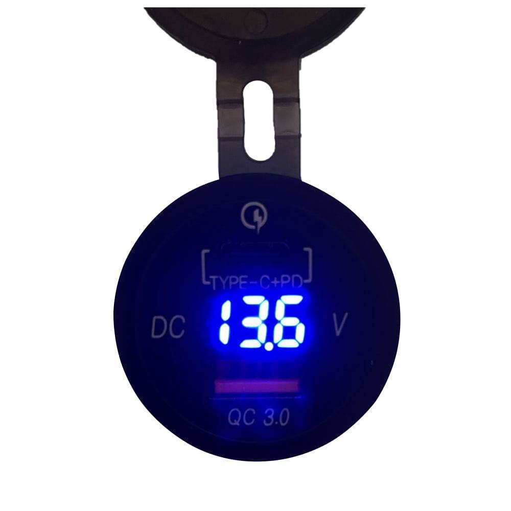 Poly-Planar Panel Mount USB Charging Ports - 12V [USB-PM2] - Twin Screws Marine Service