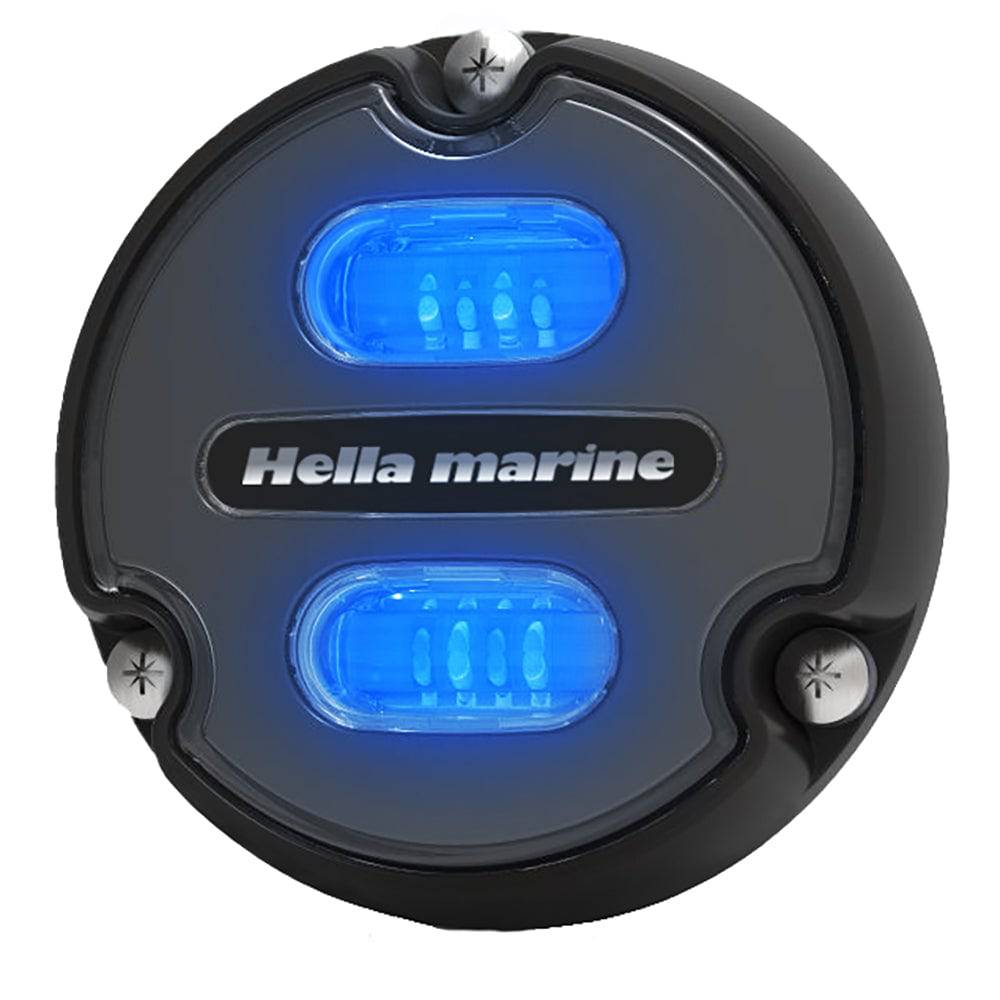 Hella Marine Apelo A1 Blue White Underwater Light - 1800 Lumens - Black Housing - Charcoal Lens [016145-001] - Twin Screws Marine Service