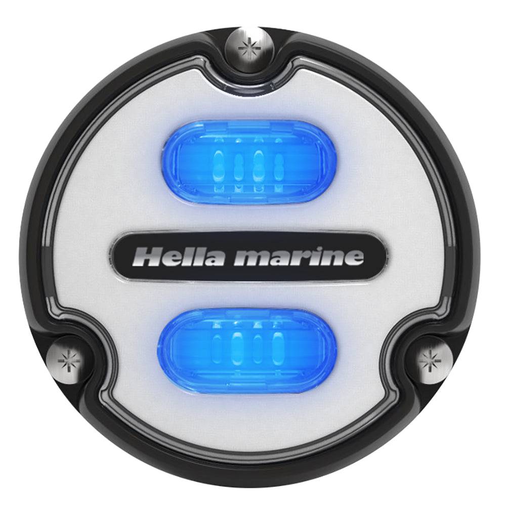 Hella Marine Apelo A1 Blue White Underwater Light - 1800 Lumens - Black Housing - White Lens [016145-011] - Twin Screws Marine Service