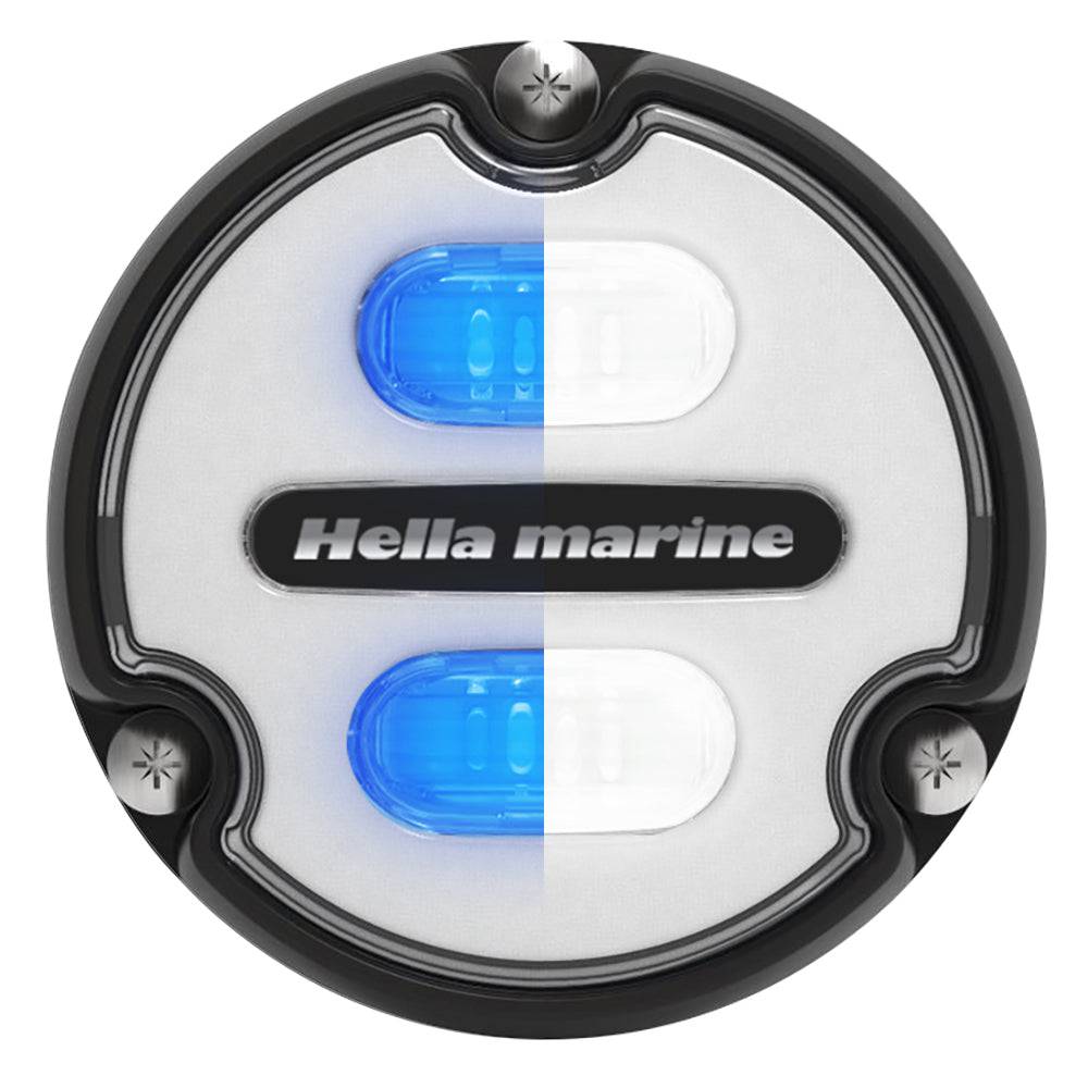 Hella Marine Apelo A1 Blue White Underwater Light - 1800 Lumens - Black Housing - White Lens [016145-011] - Twin Screws Marine Service