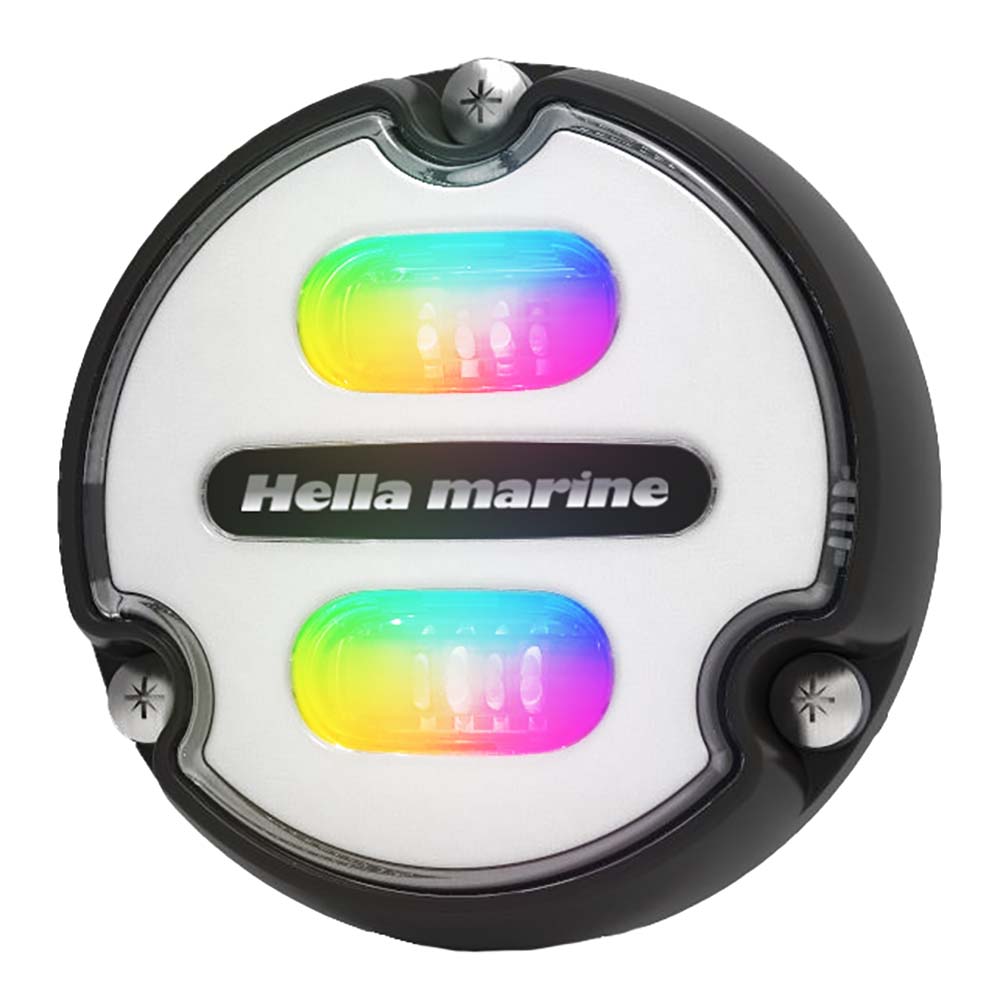 Hella Marine Apelo A1 RGB Underwater Light - 1800 Lumens - Black Housing - White Lens [016146-011] - Twin Screws Marine Service