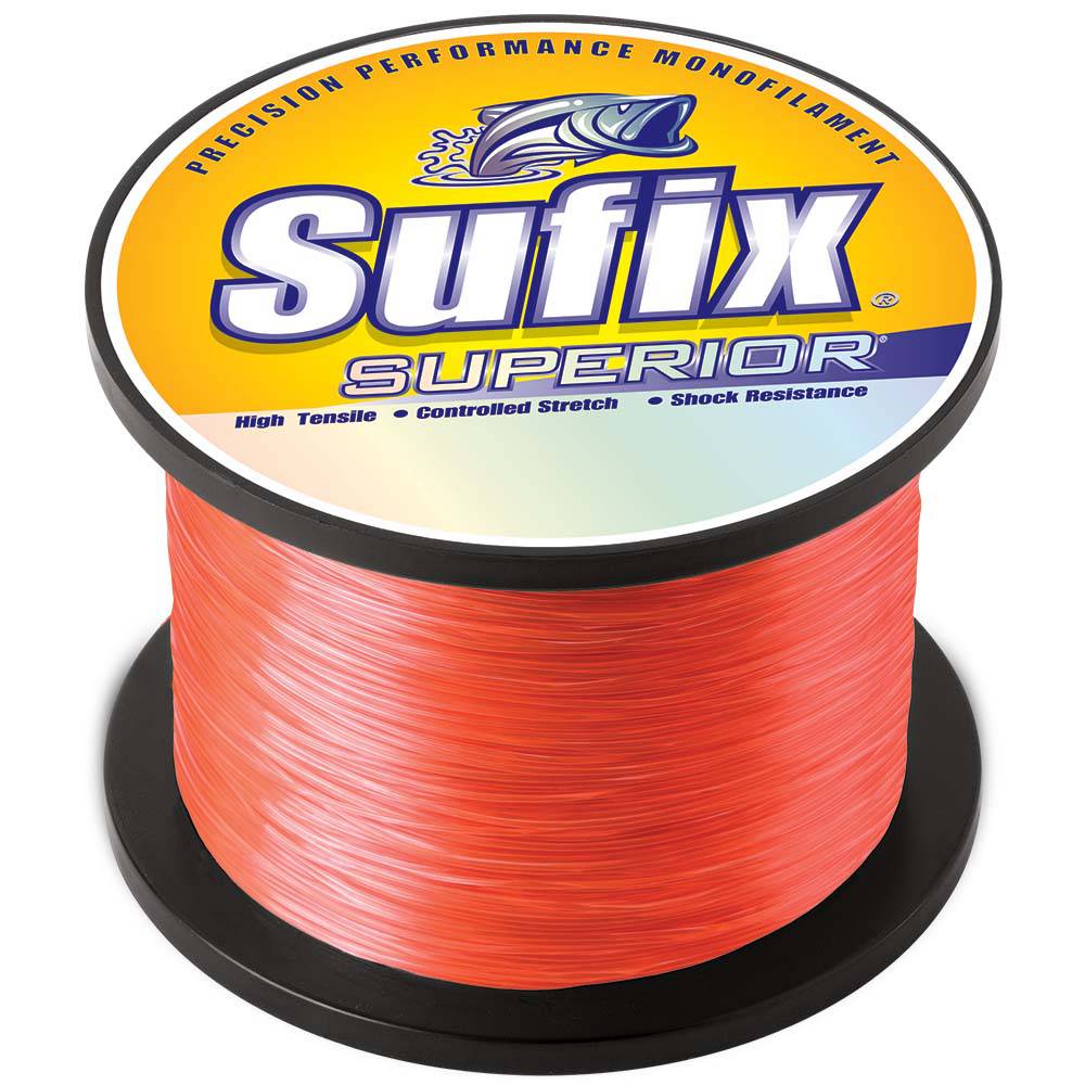Sufix Superior Neon Fire Monofilament - 8lb - 1720 yds [636-108] - Twin Screws Marine Service