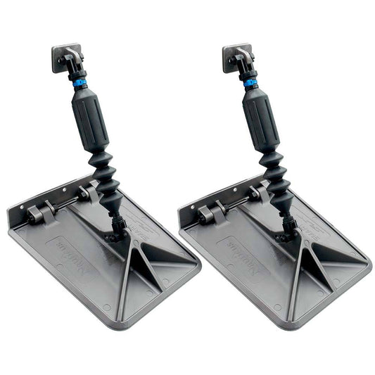 Nauticus SX 9.5 x 10 Smart Tabs 12-16 Boats w/40lb Actuators - 40-80HP - Gunmetal Grey [SXG9510-40] - Twin Screws Marine Service