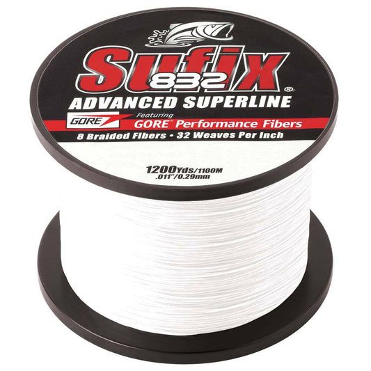 Sufix 832 Advanced Superline Braid - 30lb - Ghost - 1200 yds [660-330GH] - Twin Screws Marine Service