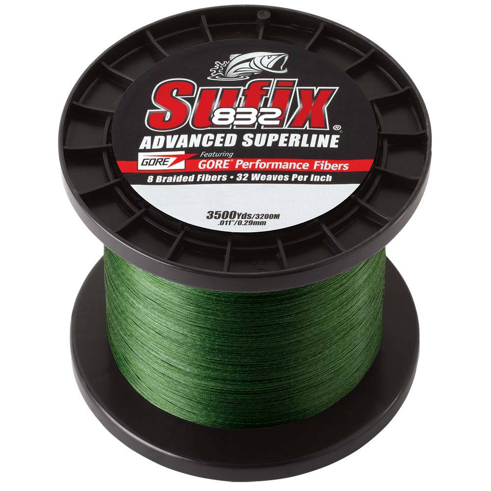 Sufix 832 Advanced Superline Braid - 30lb - Low-Vis Green - 3500 yds [660-430G] - Twin Screws Marine Service