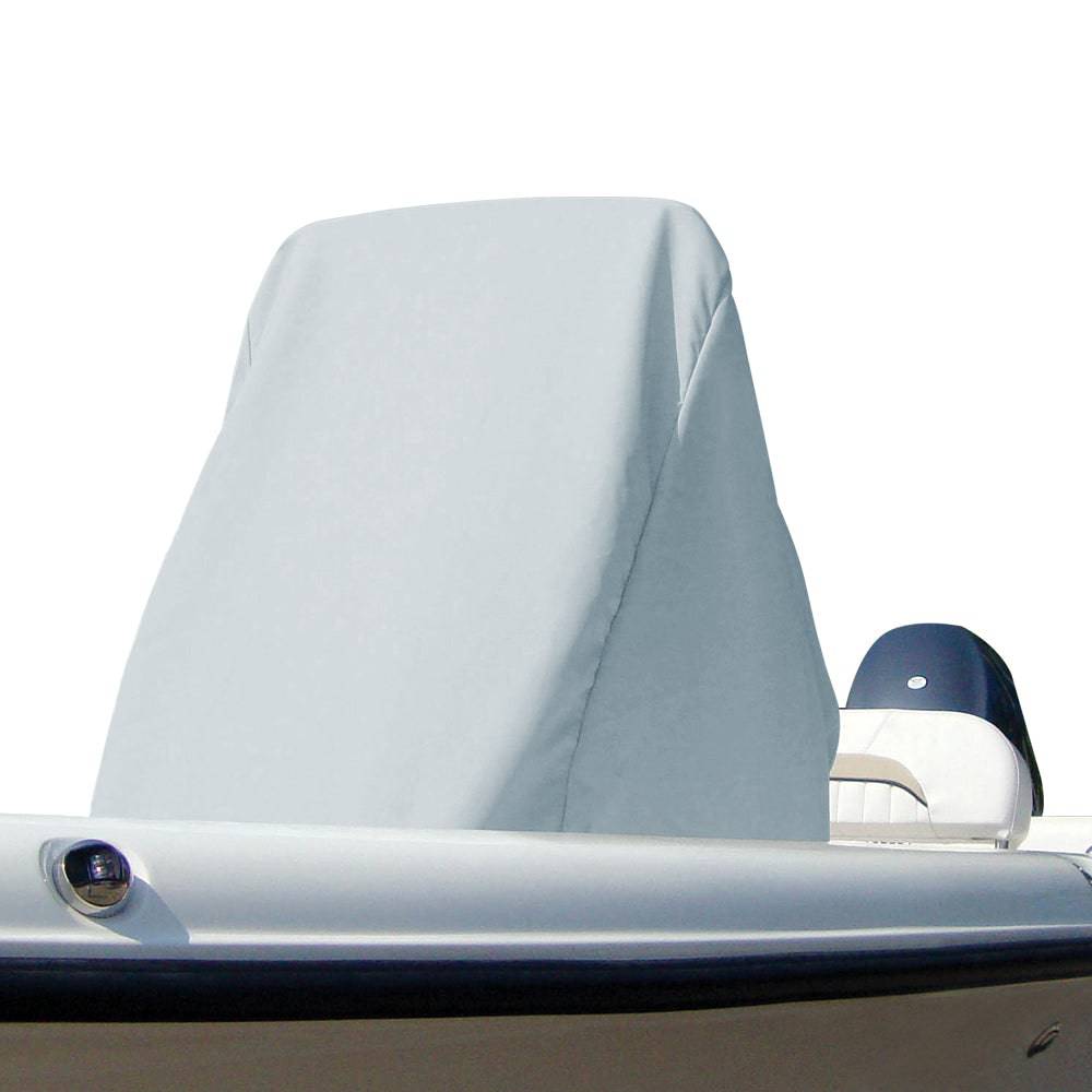 Carver Poly-Flex II Medium Center Console Universal Cover - 45"D x 36"W x 46"H - Grey [53013] - Twin Screws Marine Service