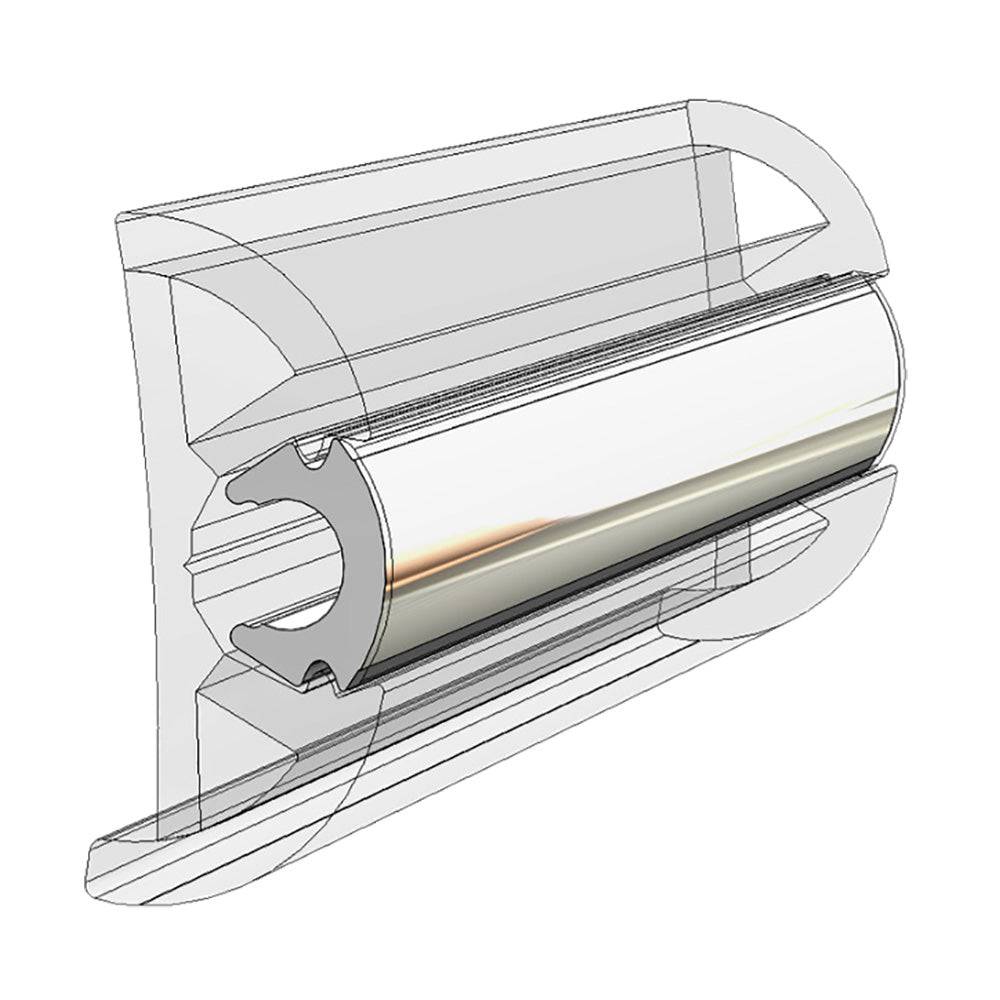 TACO Flex Chrome Insert 15/16" x 17/32" - 100 [V12-9980CP100-1] - Twin Screws Marine Service