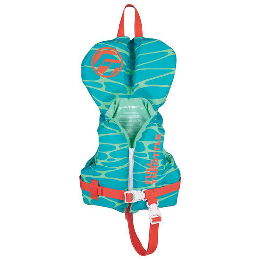 Full Throttle Infant Nylon Life Jacket - Aqua [112400-505-000-22] - Twin Screws Marine Service