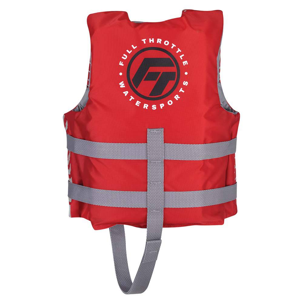 Full Throttle Child Nylon Life Jacket - Red [112200-100-001-22] - Twin Screws Marine Service