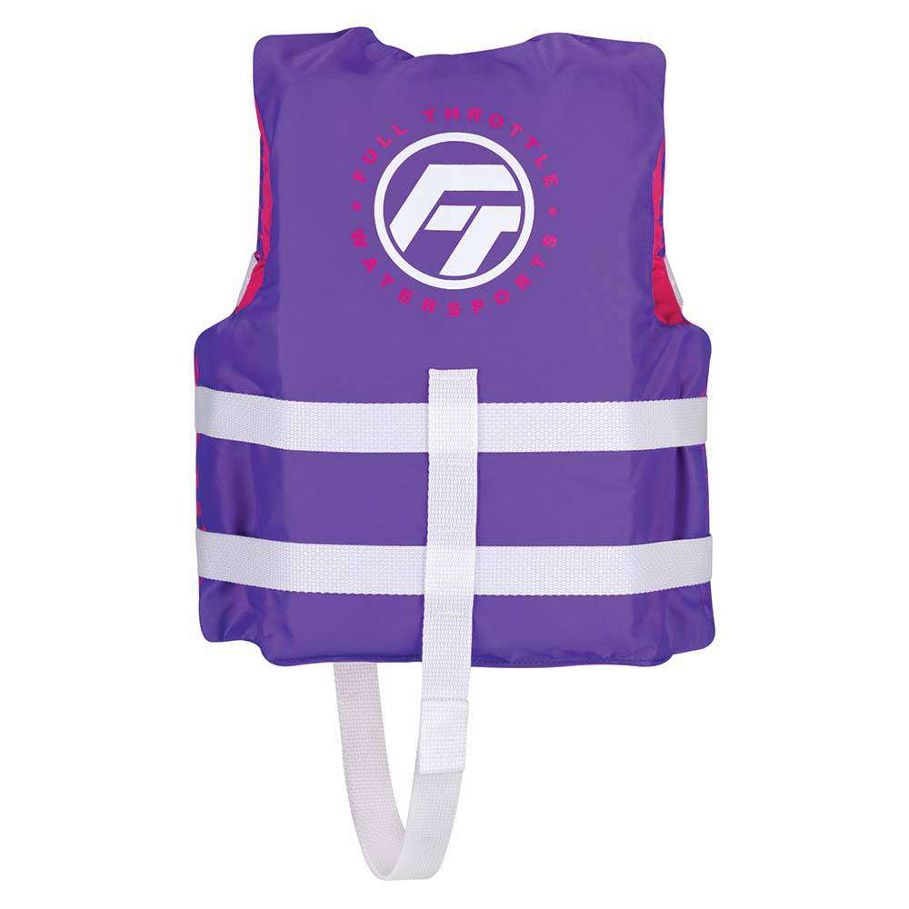 Full Throttle Child Nylon Life Jacket - Purple [112200-600-001-22] - Twin Screws Marine Service