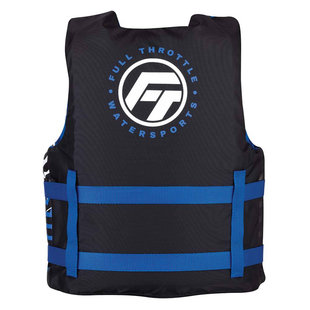 Full Throttle Youth Nylon Life Jacket - Blue/Black [112200-500-002-22] - Twin Screws Marine Service