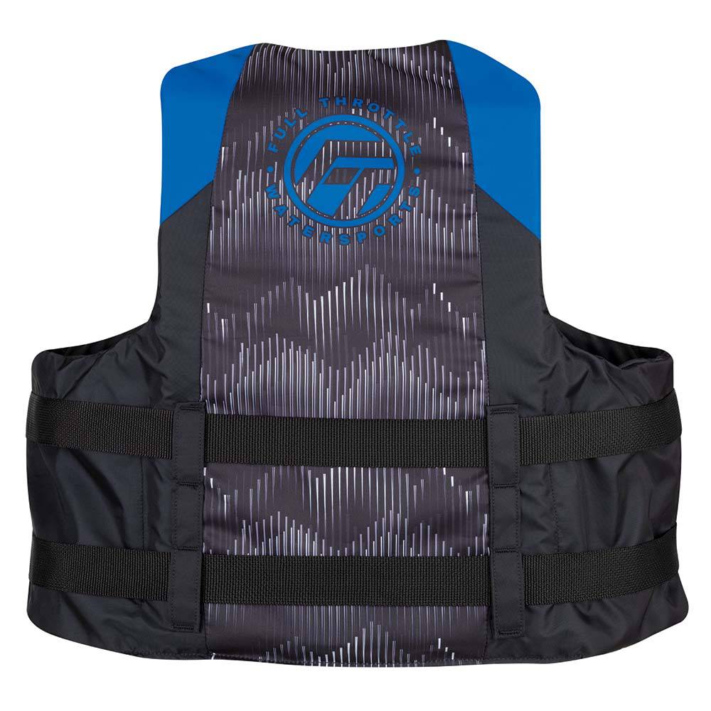 Full Throttle Adult Nylon Life Jacket - 2XL/4XL - Blue/Black [112200-500-080-22] - Twin Screws Marine Service