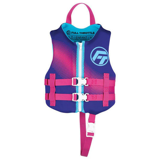 Full Throttle Child Rapid-Dry Life Jacket -Purple [142100-600-001-22] - Twin Screws Marine Service