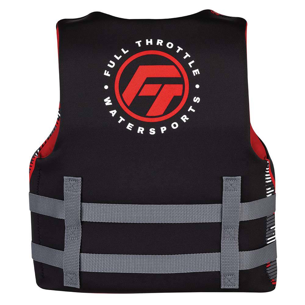 Full Throttle Youth Rapid-Dry Life Jacket - Red/Black [142100-100-002-22] - Twin Screws Marine Service