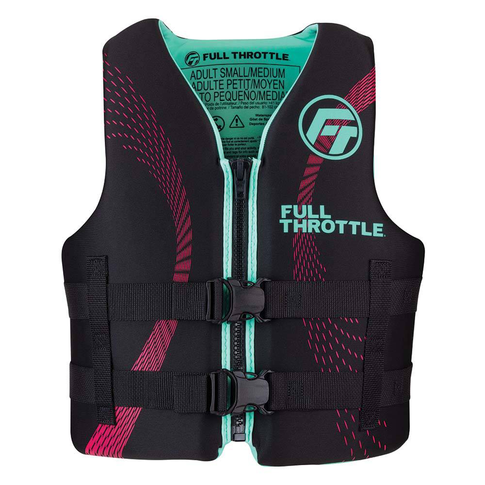 Full Throttle Adult Rapid-Dry Life Jacket - L/XL - Aqua/Black [142100-505-050-22] - Twin Screws Marine Service