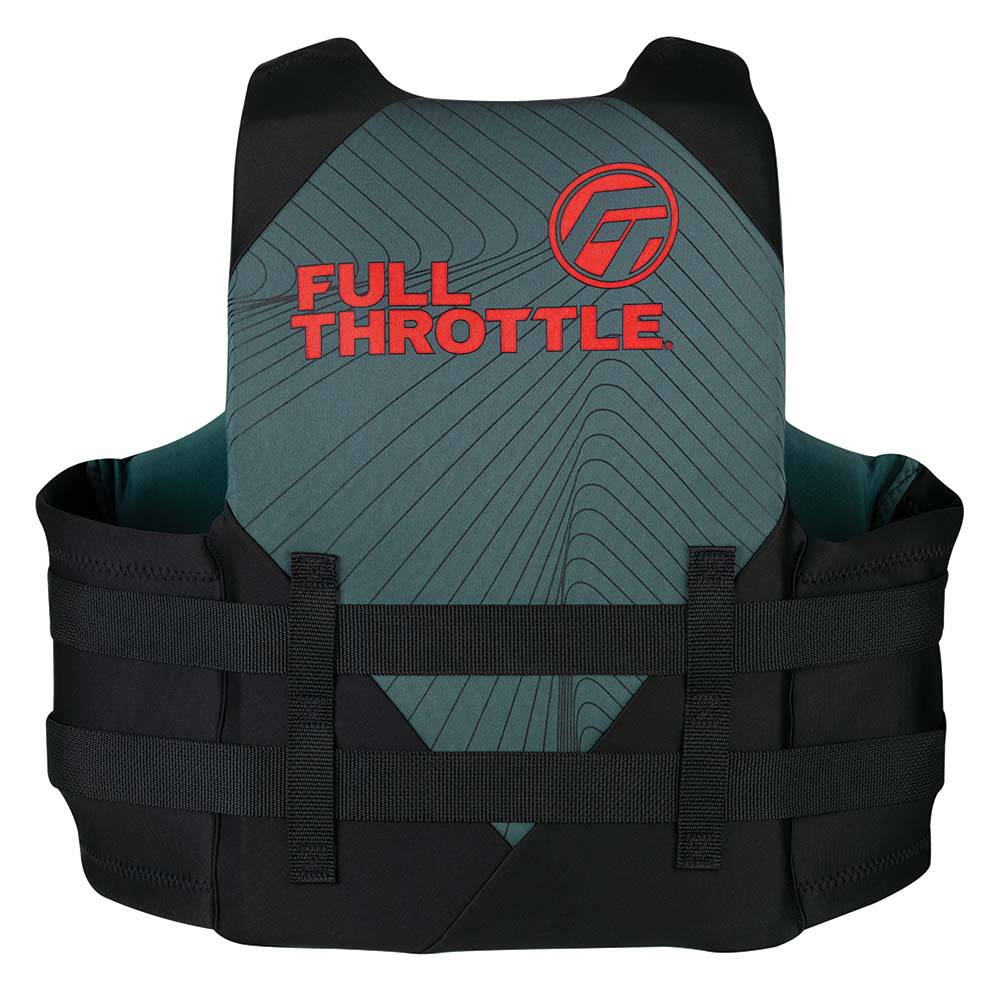 Full Throttle Adult Rapid-Dry Life Jacket - L/XL - Grey/Black [142100-701-050-22] - Twin Screws Marine Service