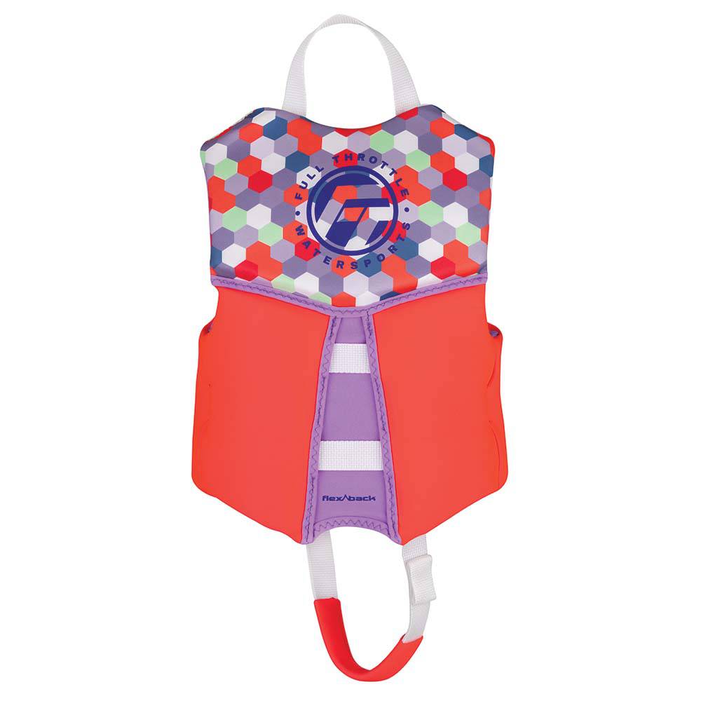 Full Throttle Child Rapid-Dry Flex-Back Life Jacket - Pink [142500-105-001-22] - Twin Screws Marine Service