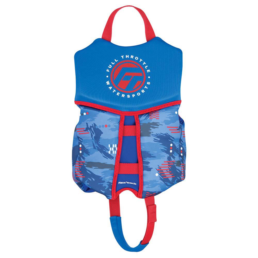 Full Throttle Child Rapid-Dry Flex-Back Life Jacket - Blue [142500-500-001-22] - Twin Screws Marine Service