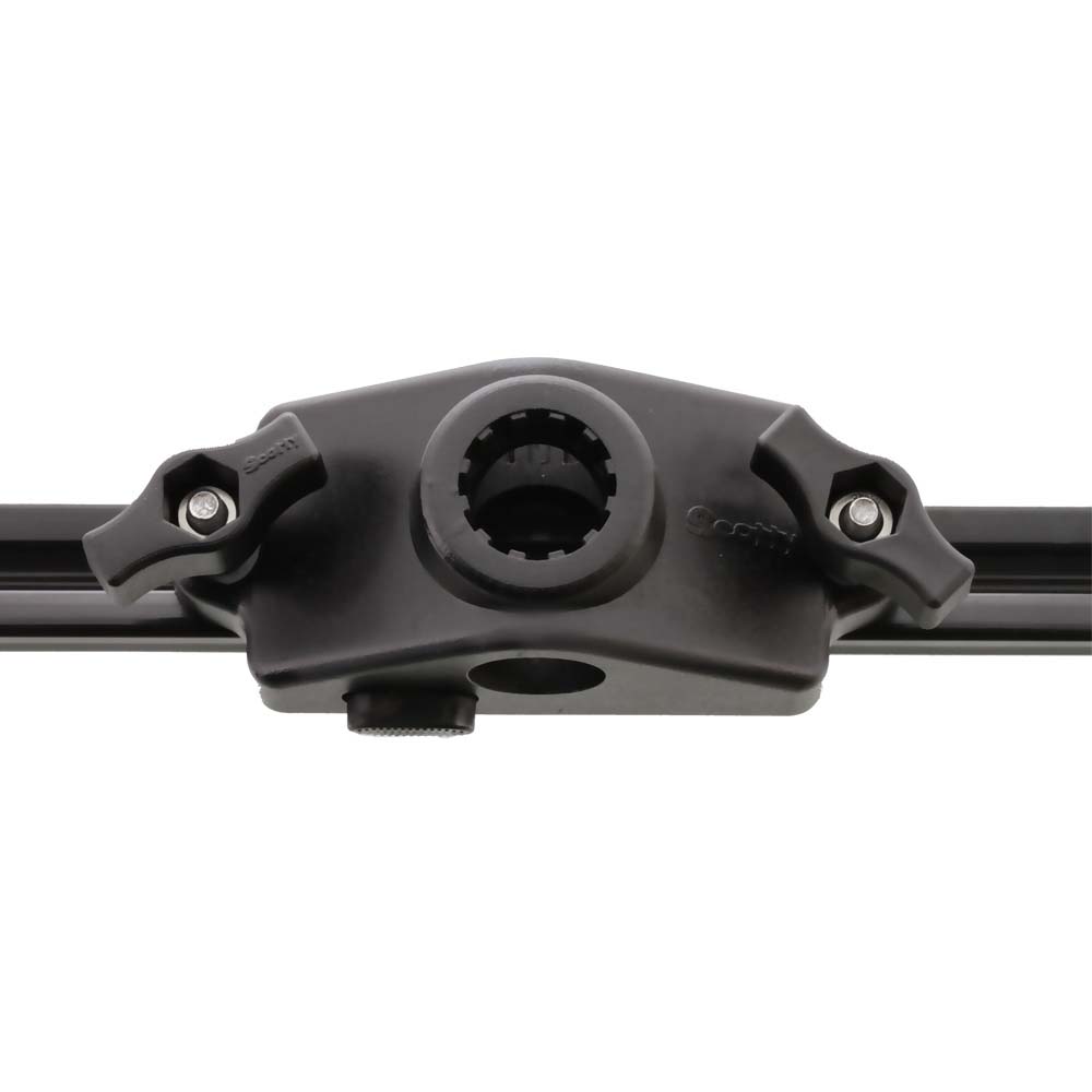 Scotty 0343 Locking Gunnel Track Mount [0343-BK] - Twin Screws Marine Service