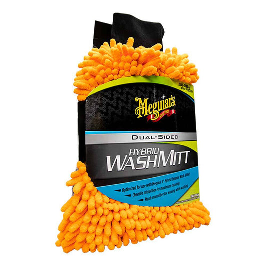 Meguiars Hybrid Wash Mitt - Extremely Plush Microfiber Wash Mitt f/Gently Waxing While Washing [X210200] - Twin Screws Marine Service