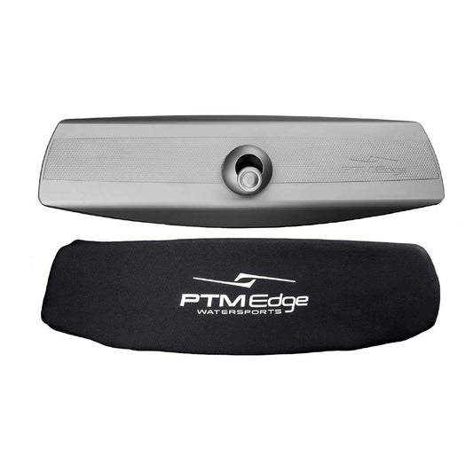 PTM Edge VR-140 Elite Mirror  Cover Combo - Titanium Grey [P12848-100GR-MS] - Twin Screws Marine Service