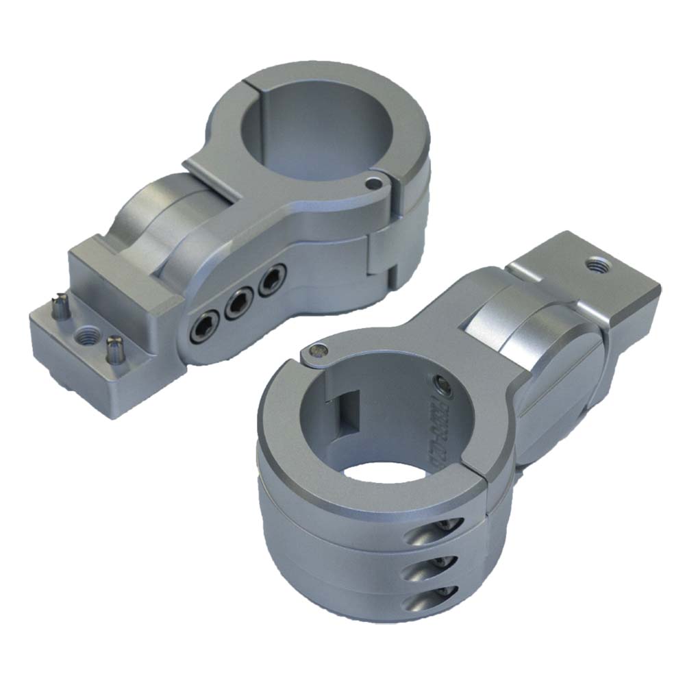 PTM Edge Board Rack Mounts - 2.5" Pipe Clamp - Titanium Grey [P13198-2500TEBGR] - Twin Screws Marine Service