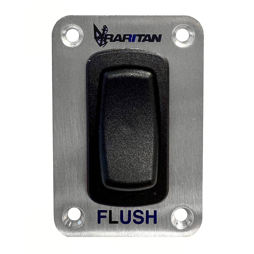 Raritan Momentary Flush Switch w/Stainless Steel Faceplate [PRS] - Twin Screws Marine Service