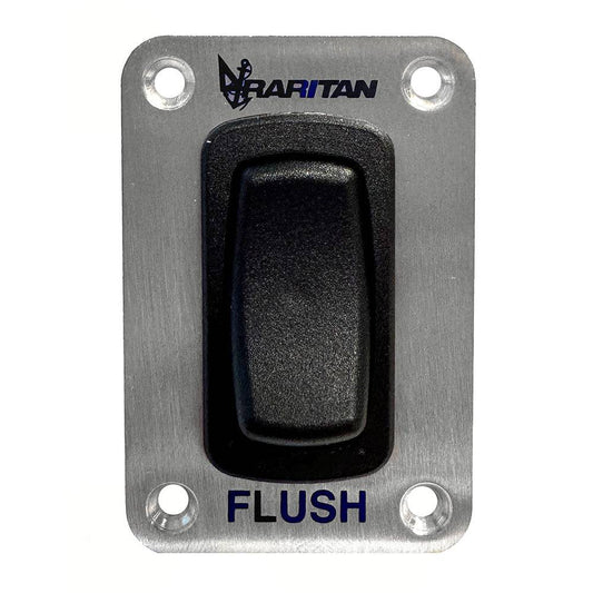 Raritan Momentary Flush Switch w/Stainless Steel Faceplate [PRS] - Twin Screws Marine Service